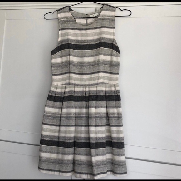 Joie ~ Caya Tweed Stripe Sleeveless A-Line Dress ~ Small - Picture 4 of 11